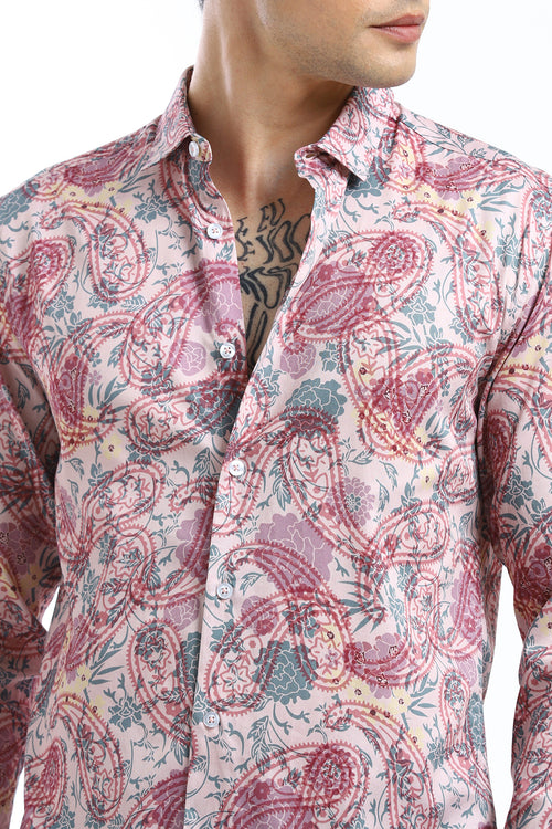 Paisley Floral Printed Shirt