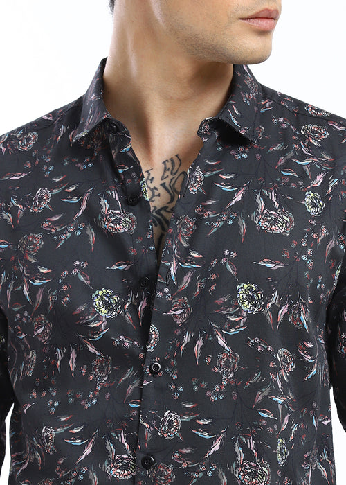 Elevated Floral Printed Shirt