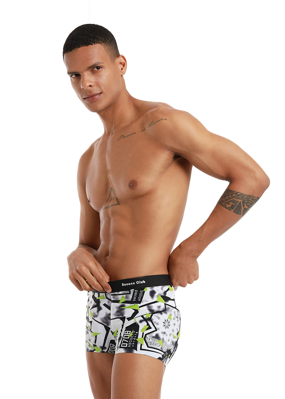 Graffitti Print  low rise trunk