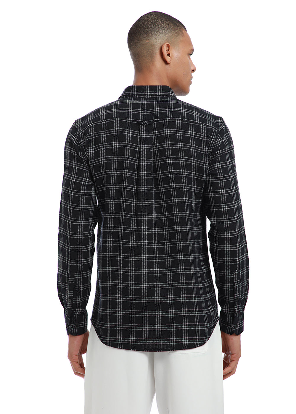 Melange Black Cannon Check shirt