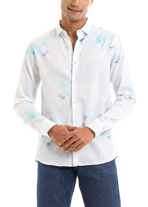 Soft Hued Printed Shirt