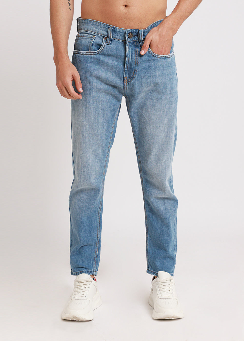 Sea Blue Slim fit Jeans