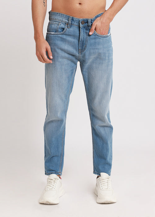 Sea Blue Slim fit Jeans