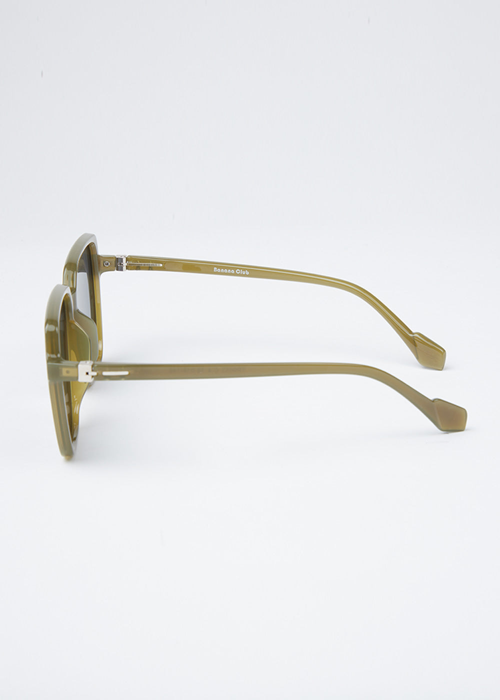 Olive Unisex Square Sunglasses