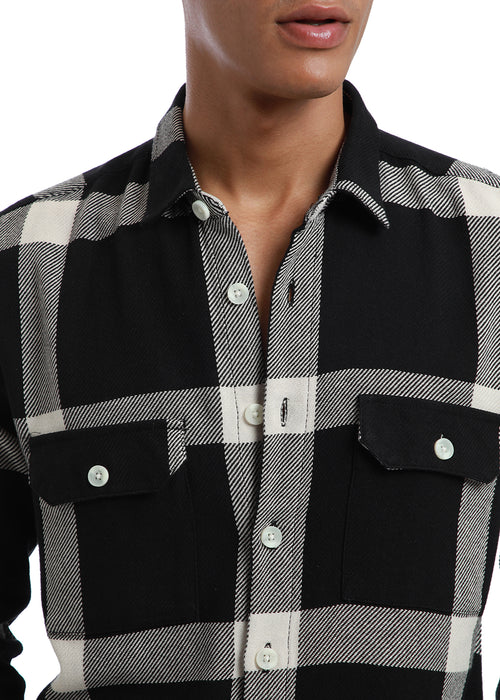 Bold Classic Brushed Cotton Check Shirt