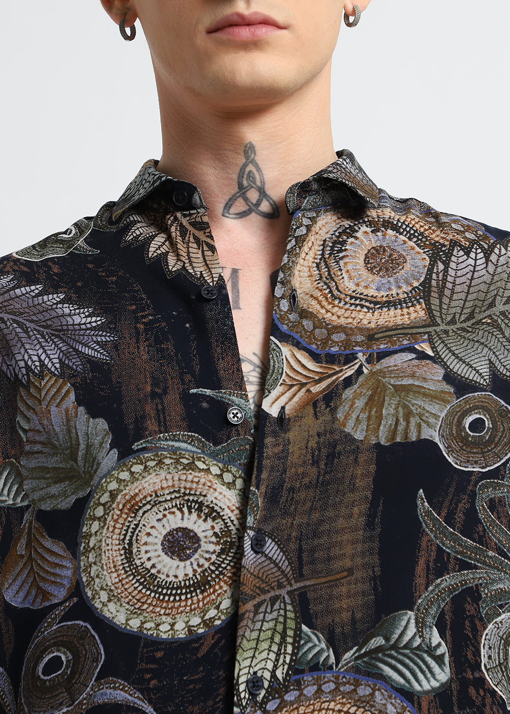 Areca Black Feather Shirt