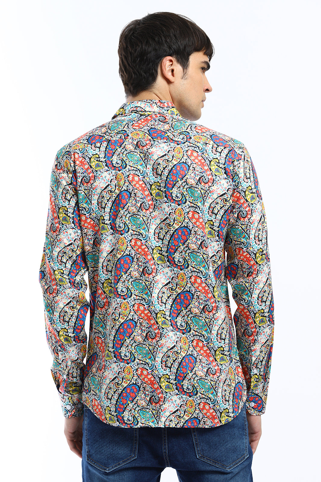 Multi Colour Paisley Printed Shirt