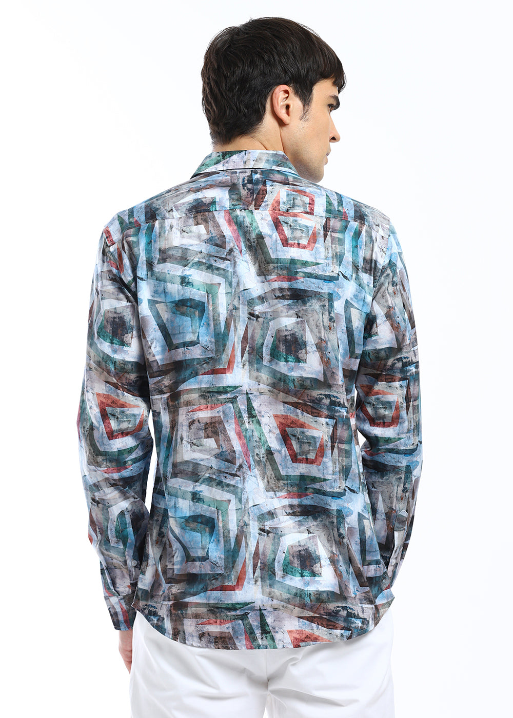 Geo Abstract Print Shirt