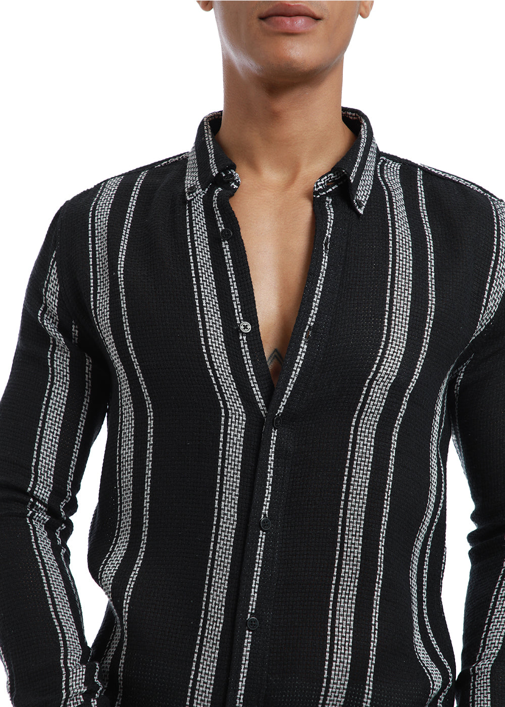 Aspect Black Striped Shirt 4