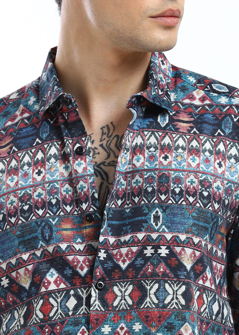 Multi Printed Full-Sleeves Shirt