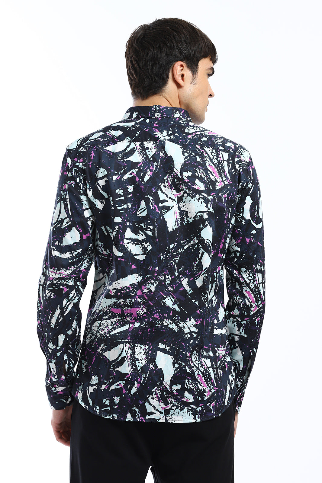 Contempory Marble Printed Shirt