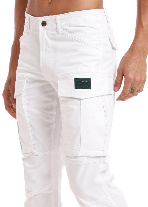 Opal White Cargo Pant