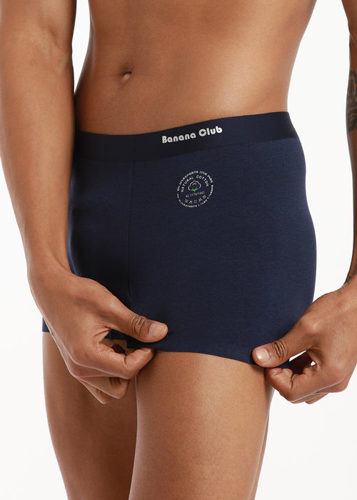 Navy Blue Low Rise Trunk