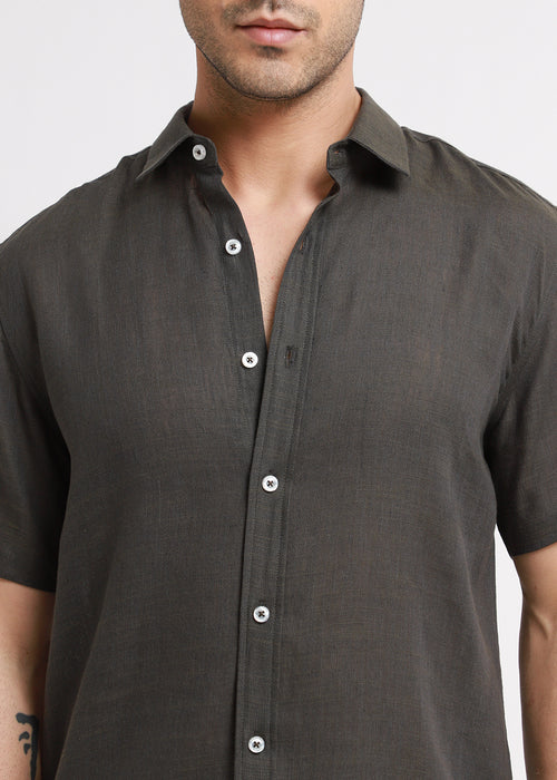 Batiste Gray Linen shirt