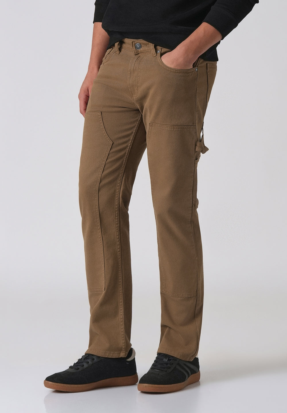 Brown cargo denim