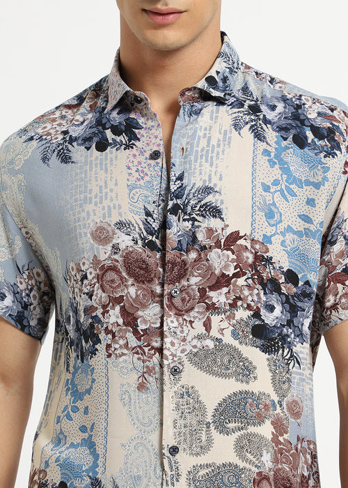 Florets Rose Feather shirt