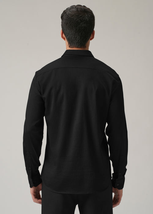 Radiant Handwork Black Designer Shirt