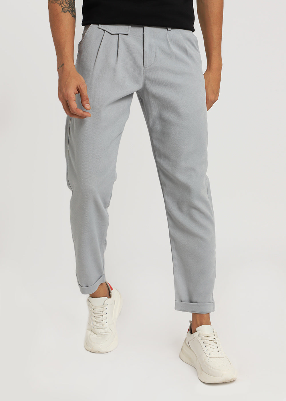 Blaze Gray Korean Trouser
