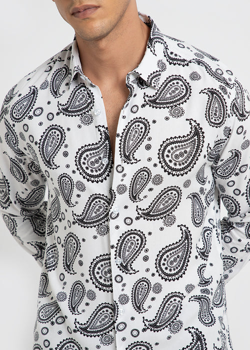 Zubolo Paisley Print Shirt