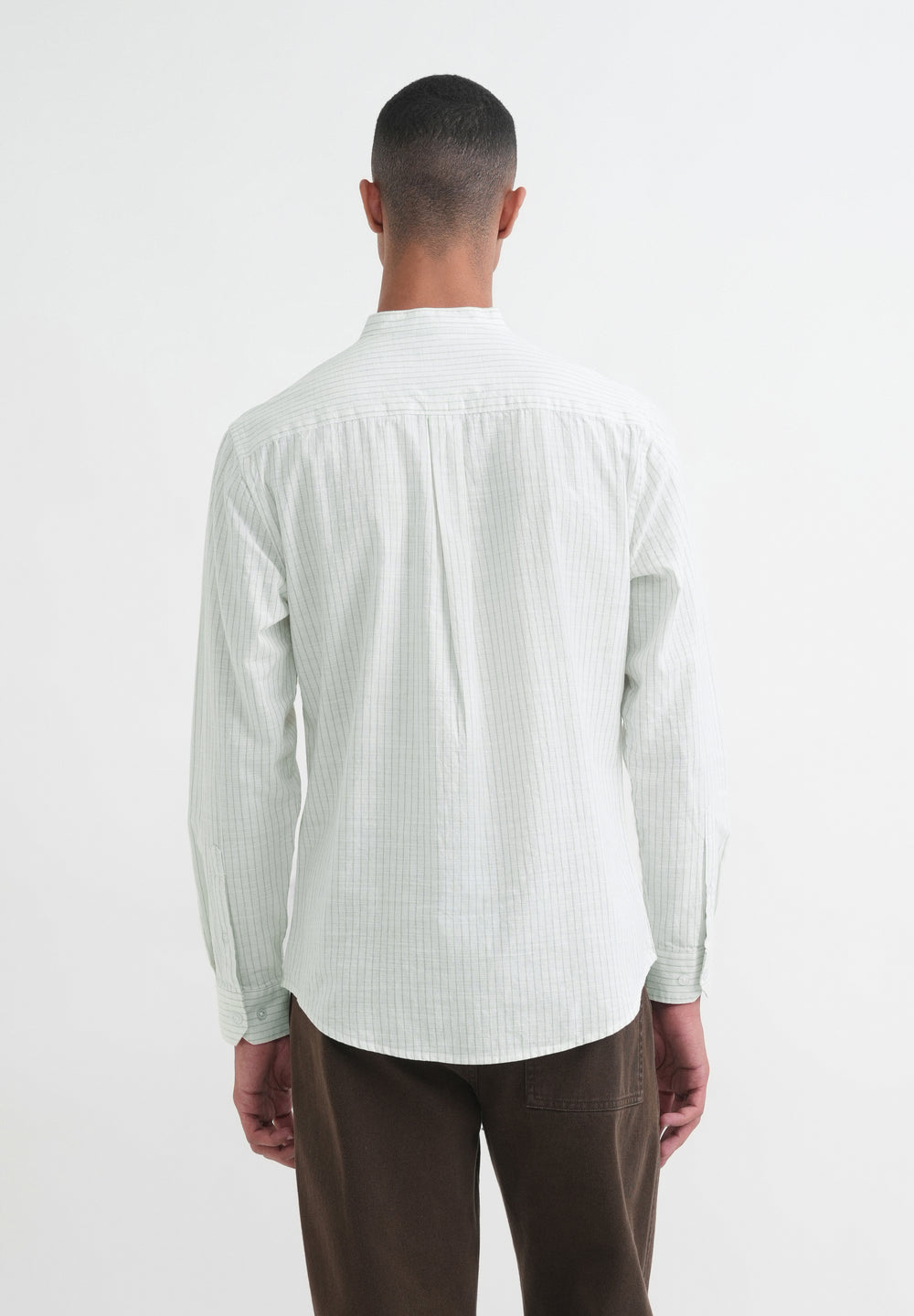 Off-White Cotton Stripe Shirt