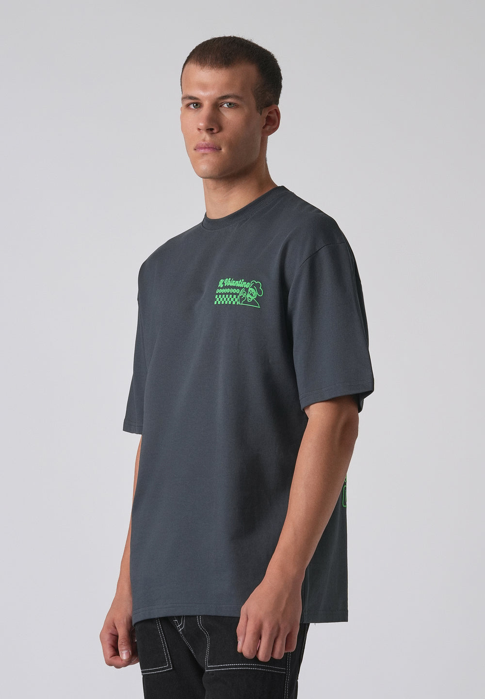 Graphic Novel Black Oversized T-shirt