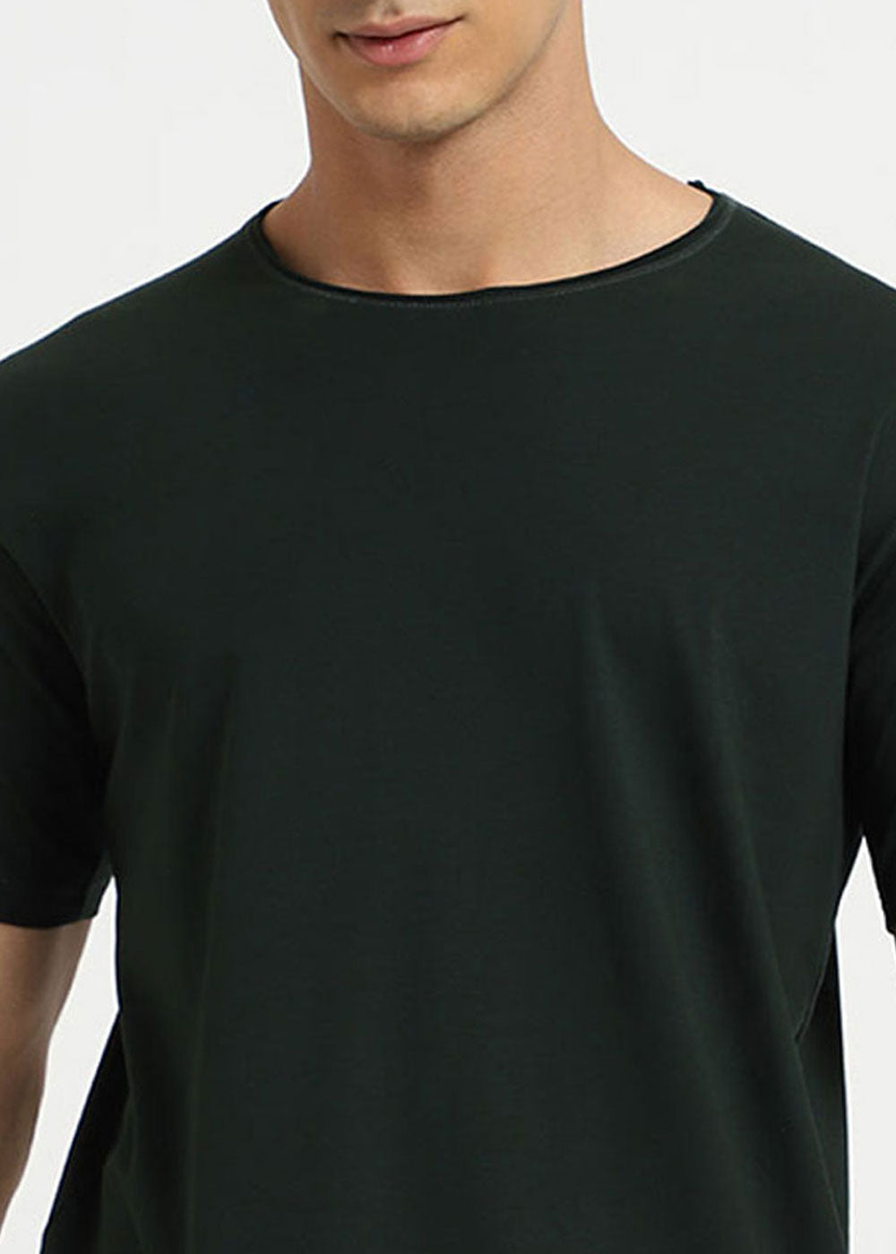 Pine Green Crew neck T-shirt