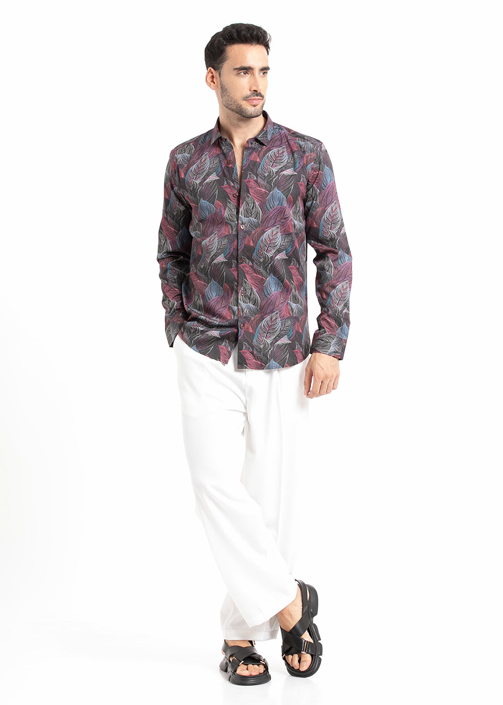 Clematis Floral Print Shirt