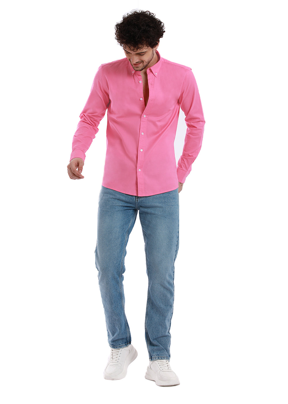 Style Knockout Pink Oxford Shirt
