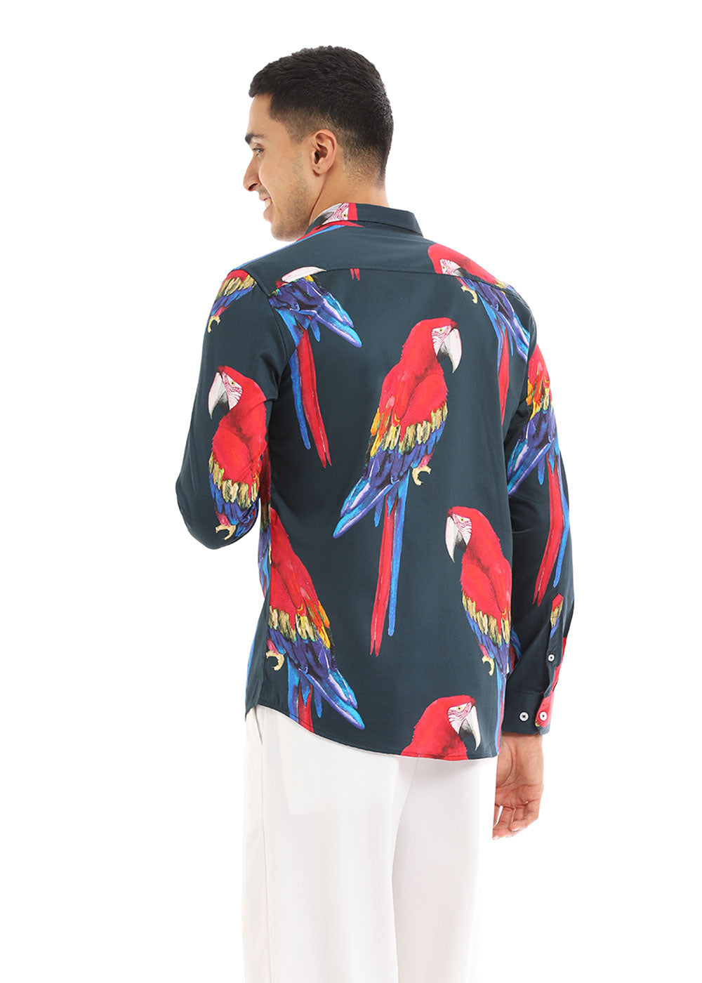 Parrot Motif Shirt