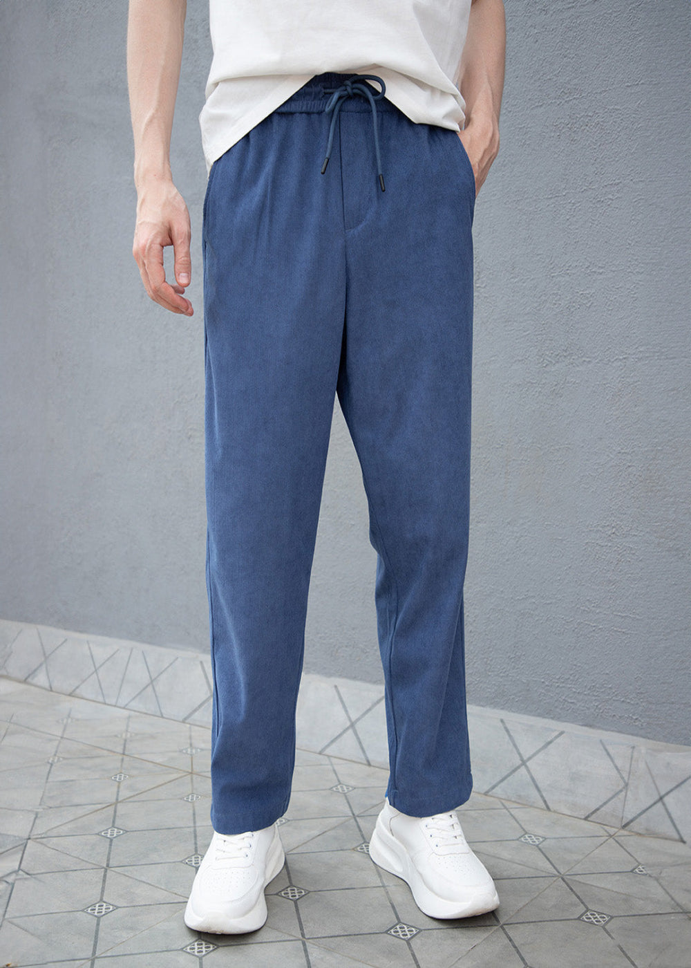 Cerulean Blue Corduroy Pant