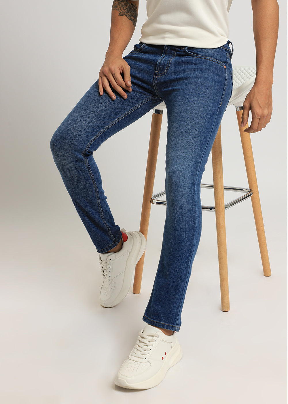 Azora Blue Slim fit Jeans