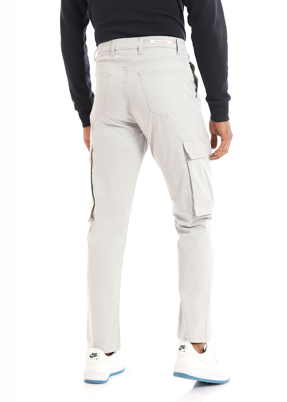 Back Buy Cool Gray Cargo Pant 