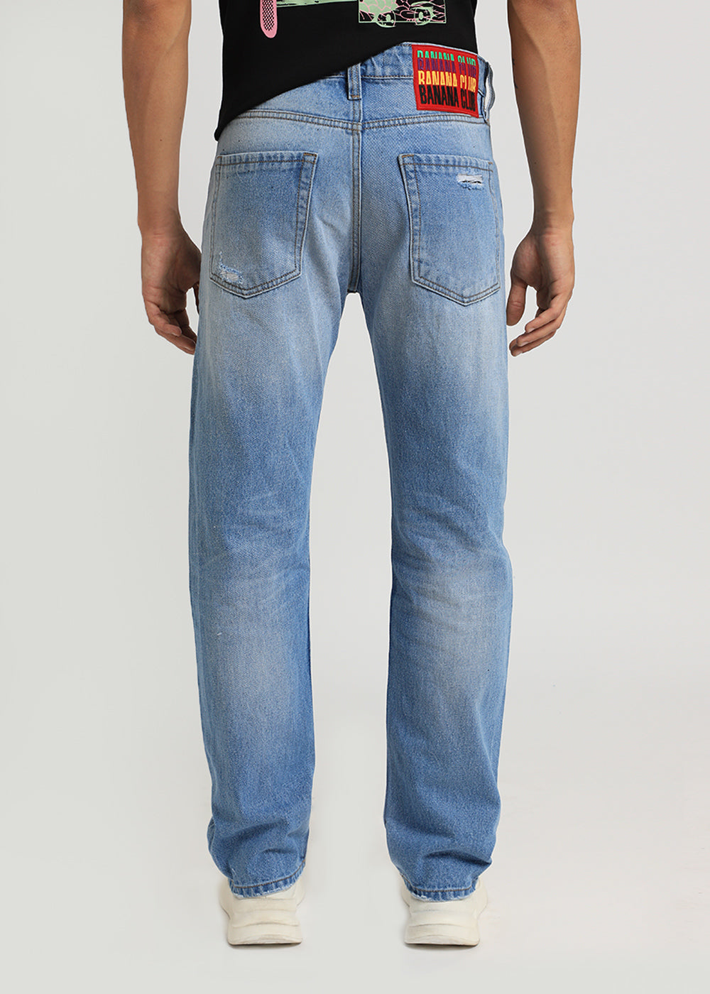 Carter Ribbed Blue Straight fit Jeans