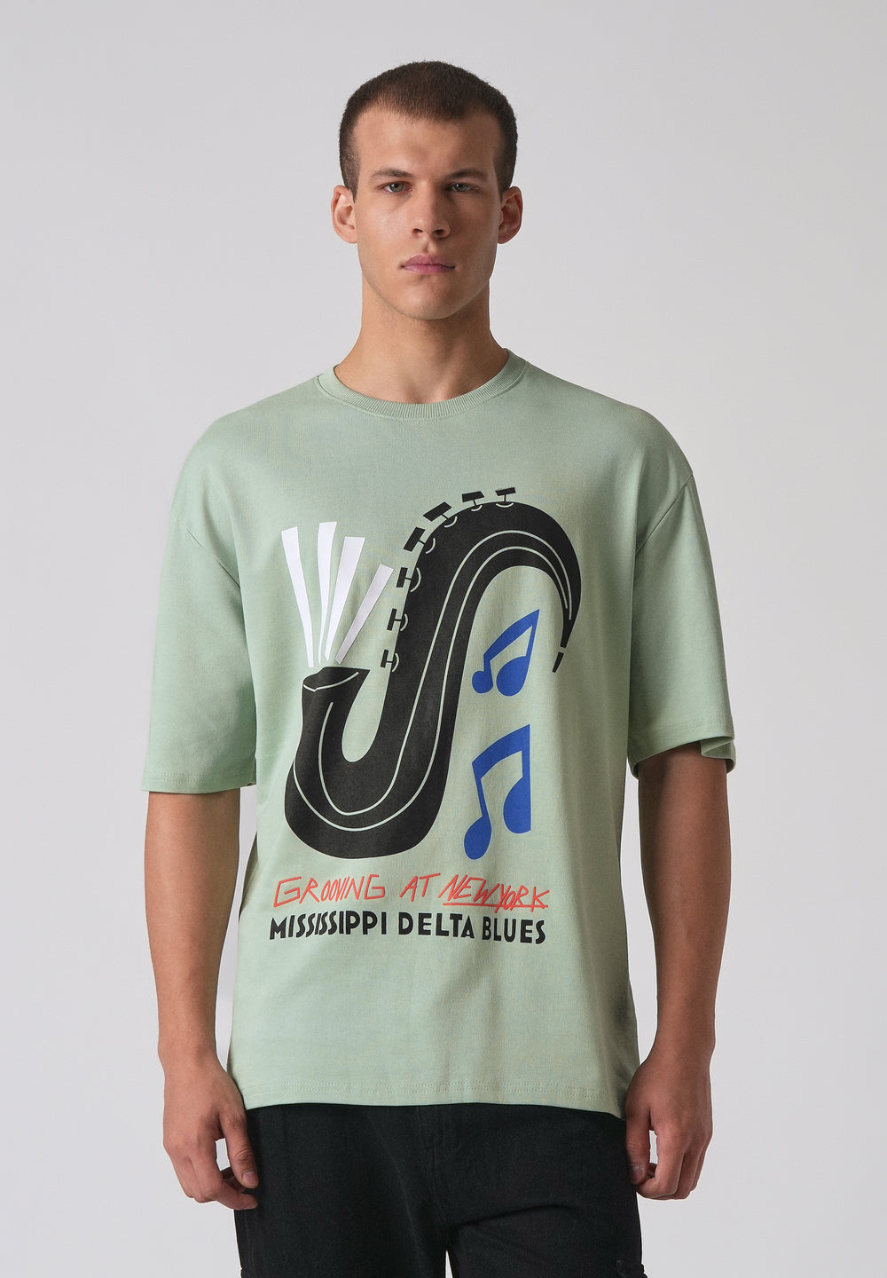 Mint Green Oversized T-shirt