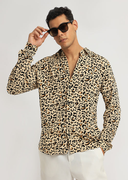 Wild Print Full sleeve shirt