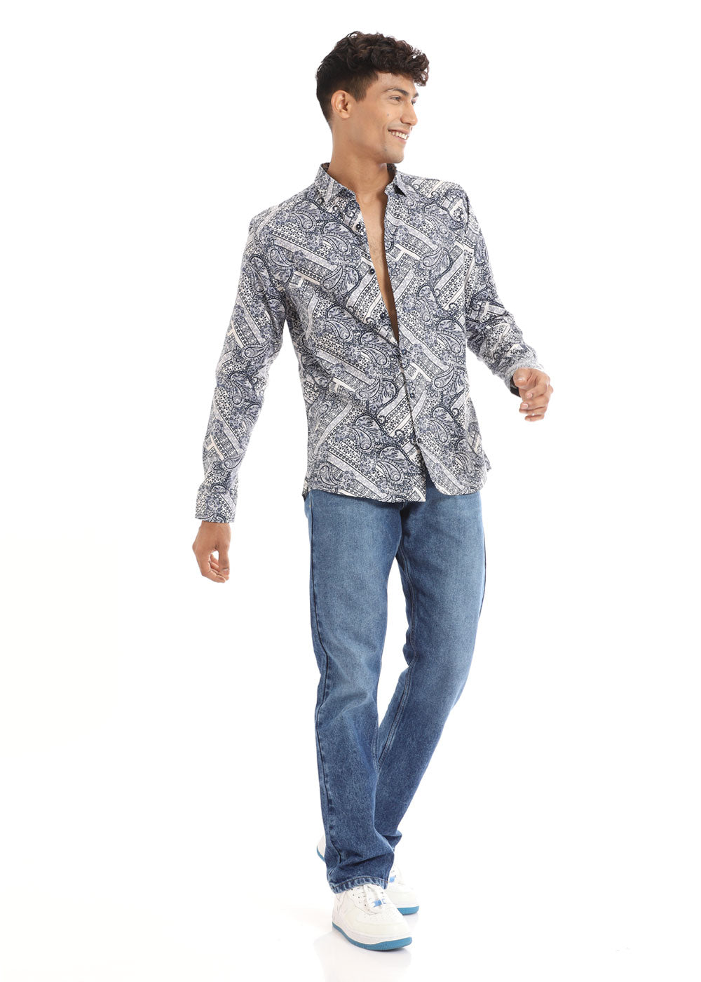 Get Now Floral Paisley Printed Shirt