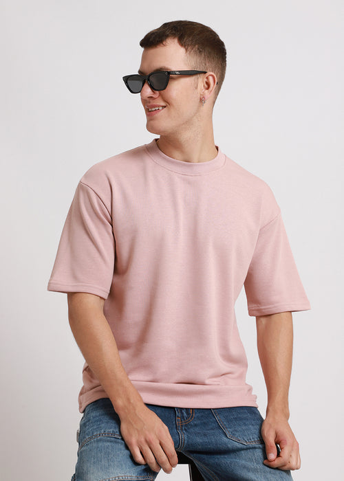 Crepe Oversized Basic T-shirt