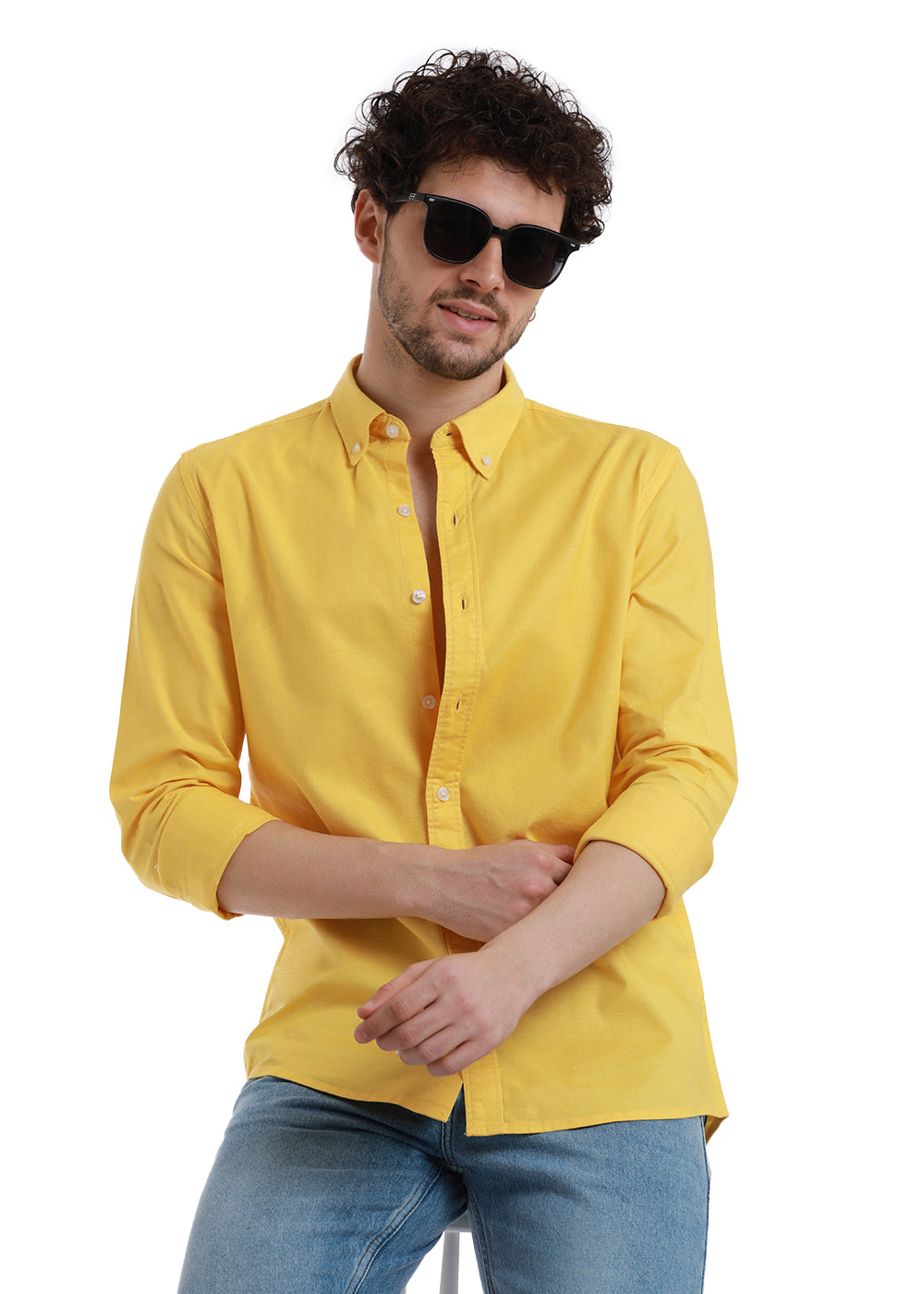 Vibrant Yellow Oxford Shirt