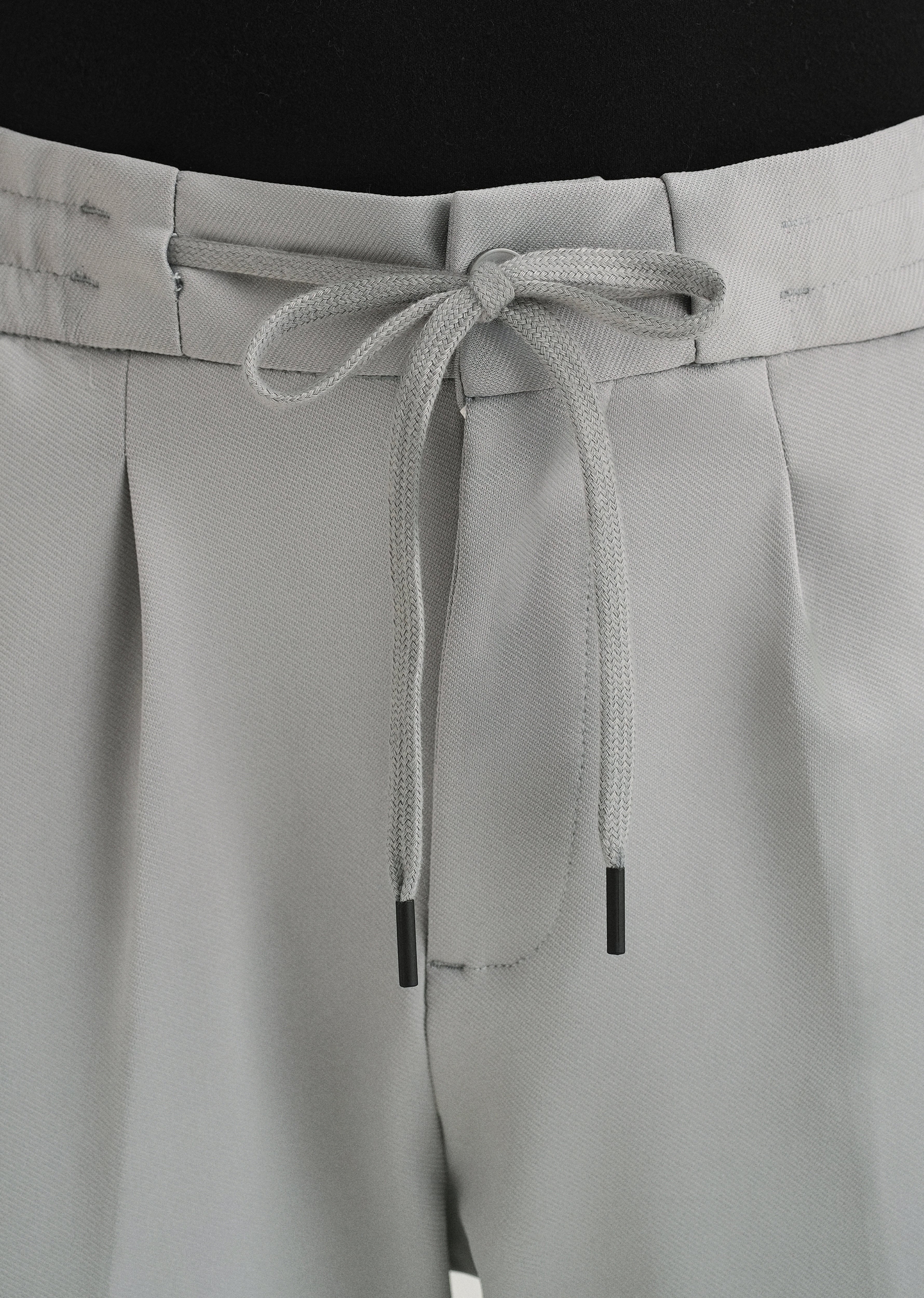 Grey Drawstring Trousers