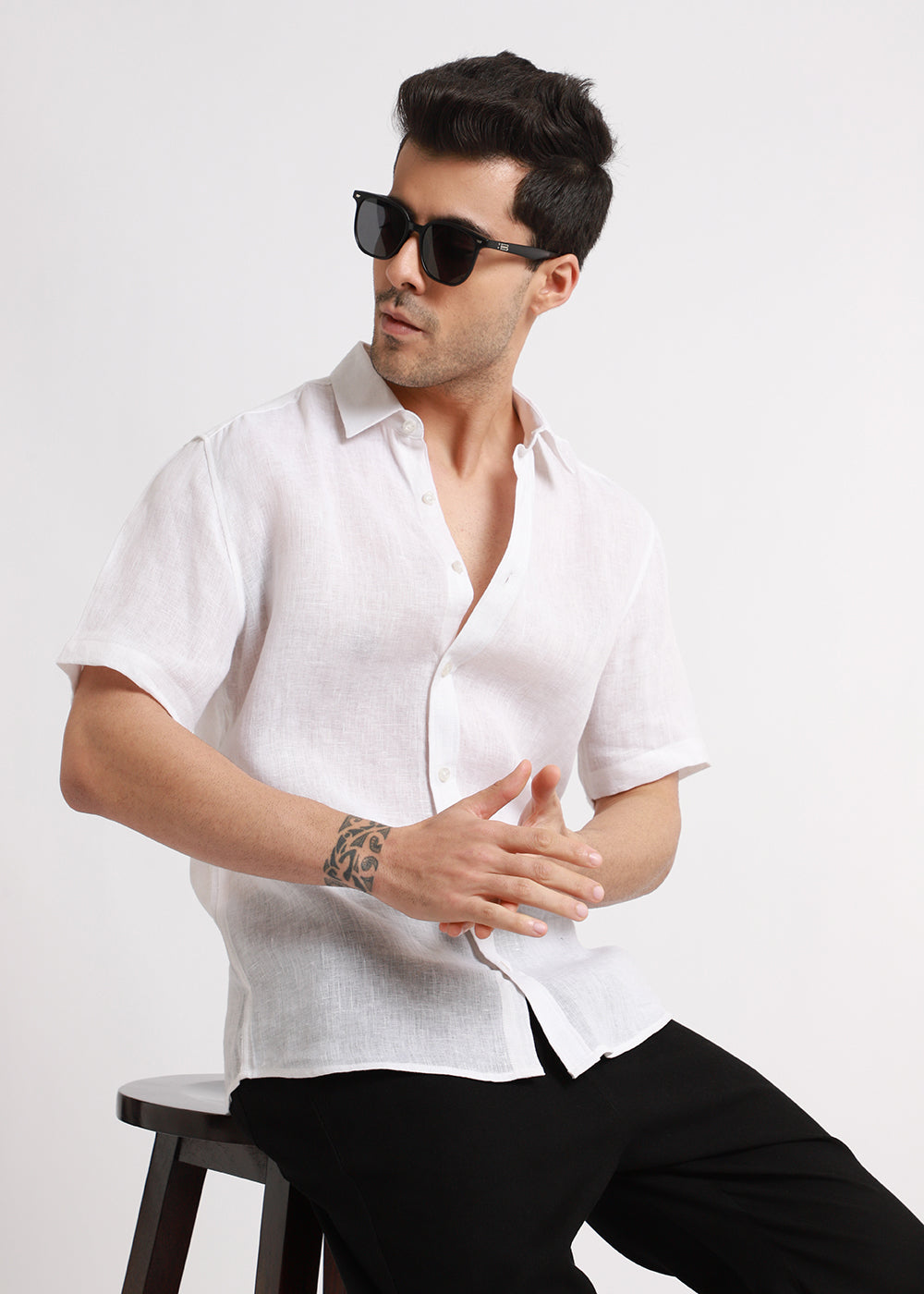 Buy Batiste White Linen shirts