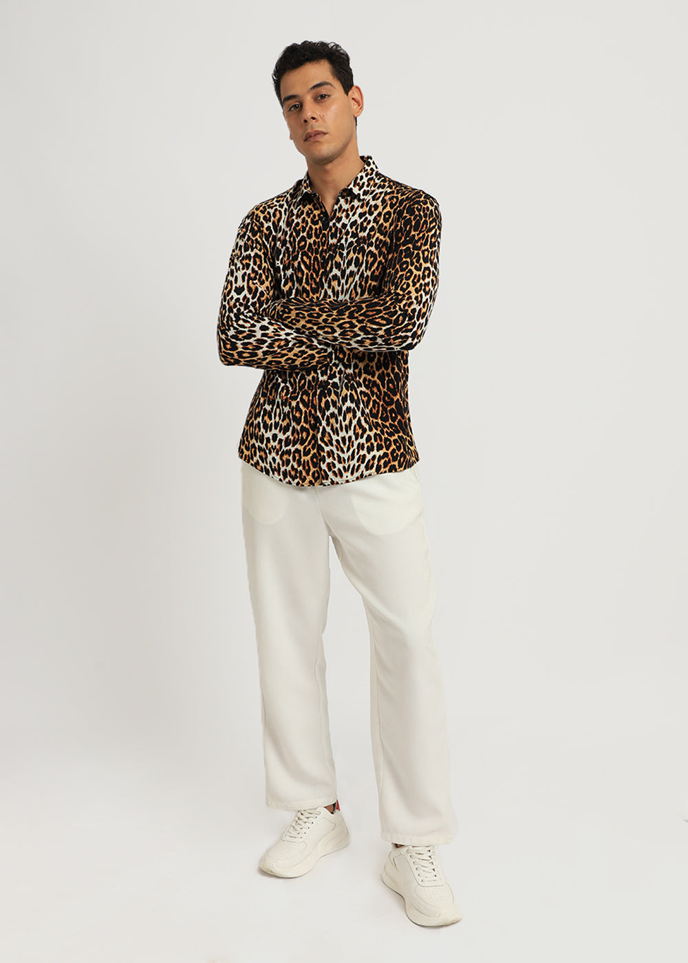 Leopard Print Full sleeve shirt