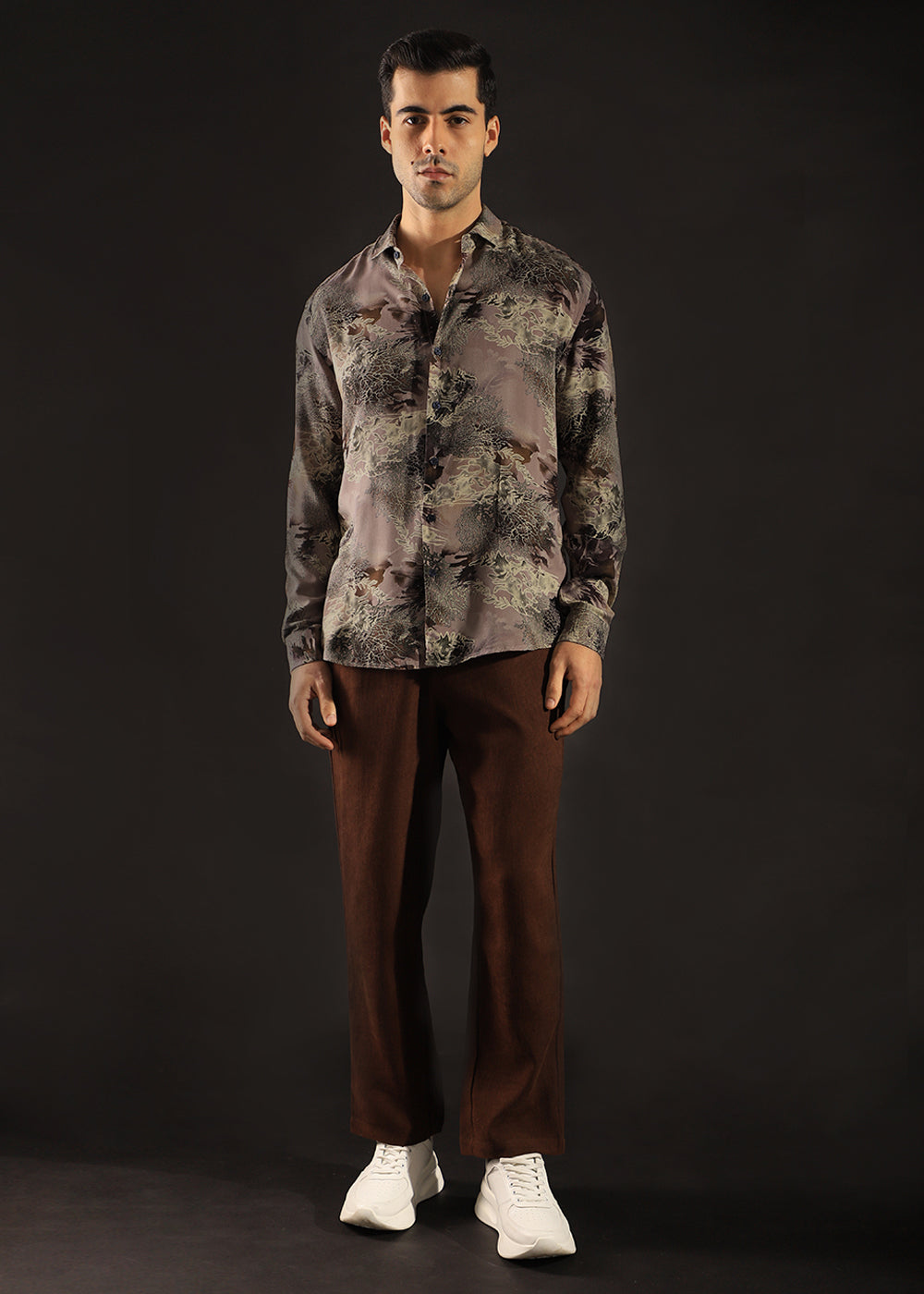 Coral Oasis Feather shirt