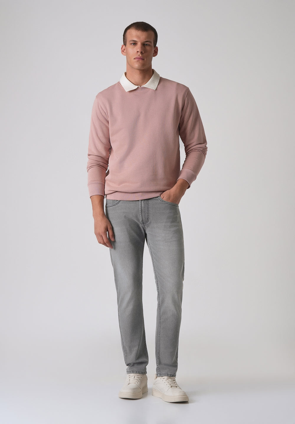 Aura Gray Slim fit Jeans