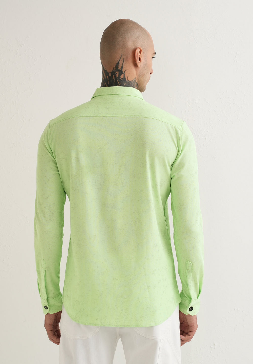 Neon Green Knitted Shirt