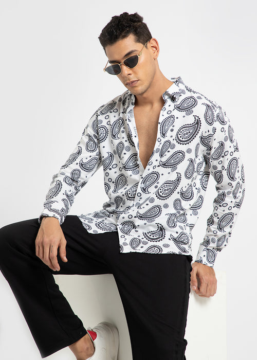 Zubolo Paisley Print Shirt