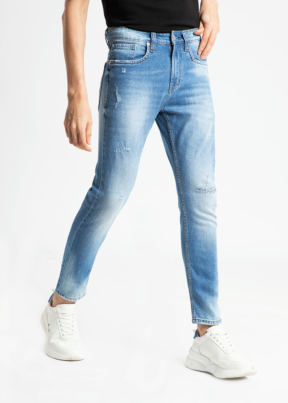 Ribbed Honor Blue Slim fit Jeans