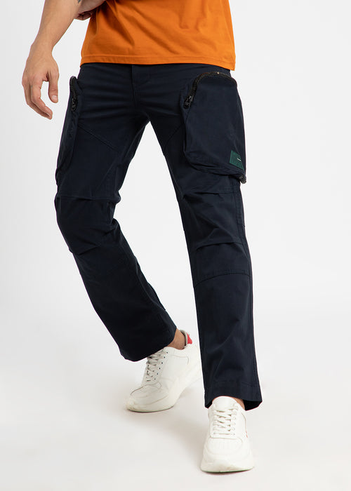 Pacific Blue Zipper Cargo Pant