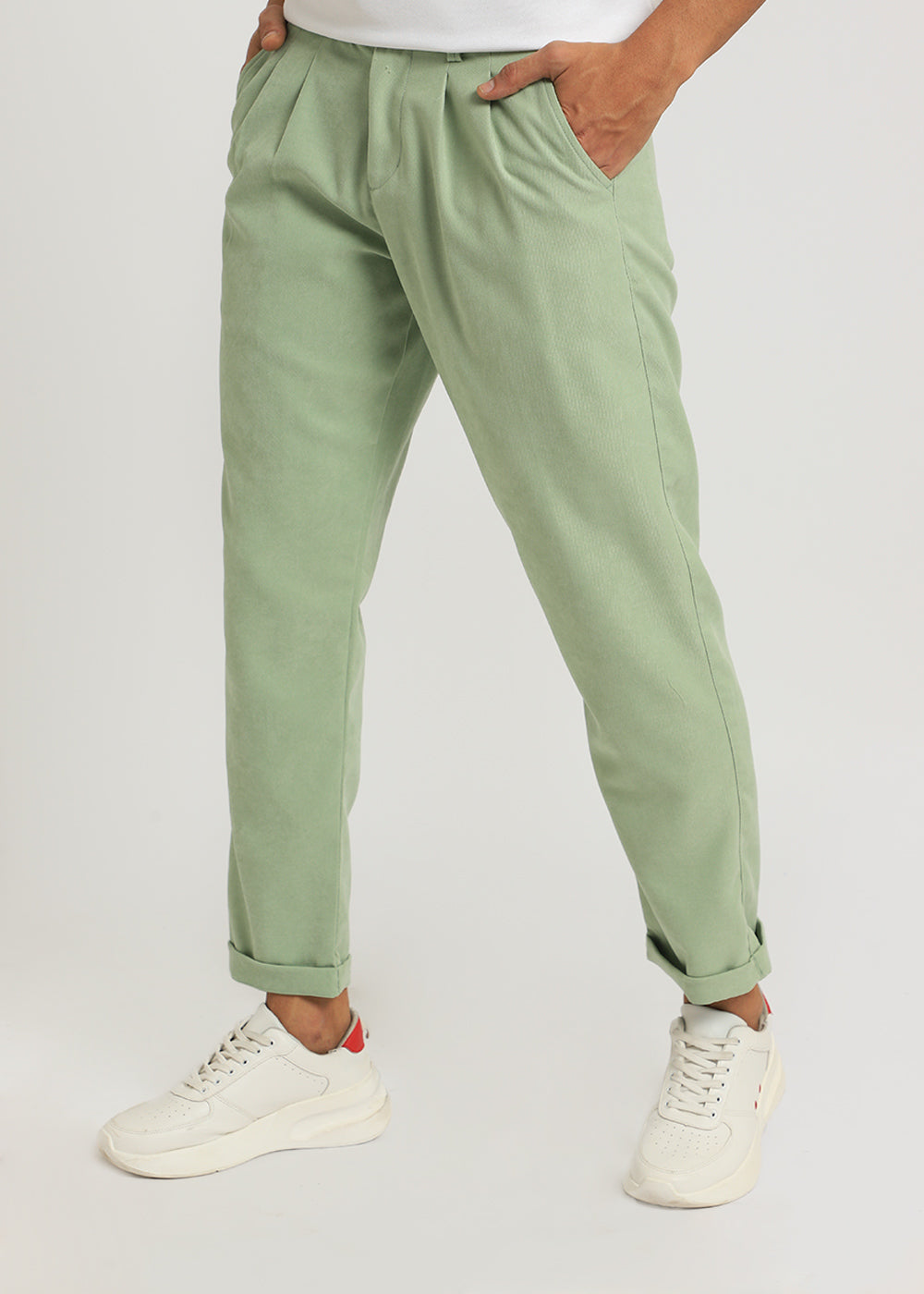 Mint Green Korean Trouser