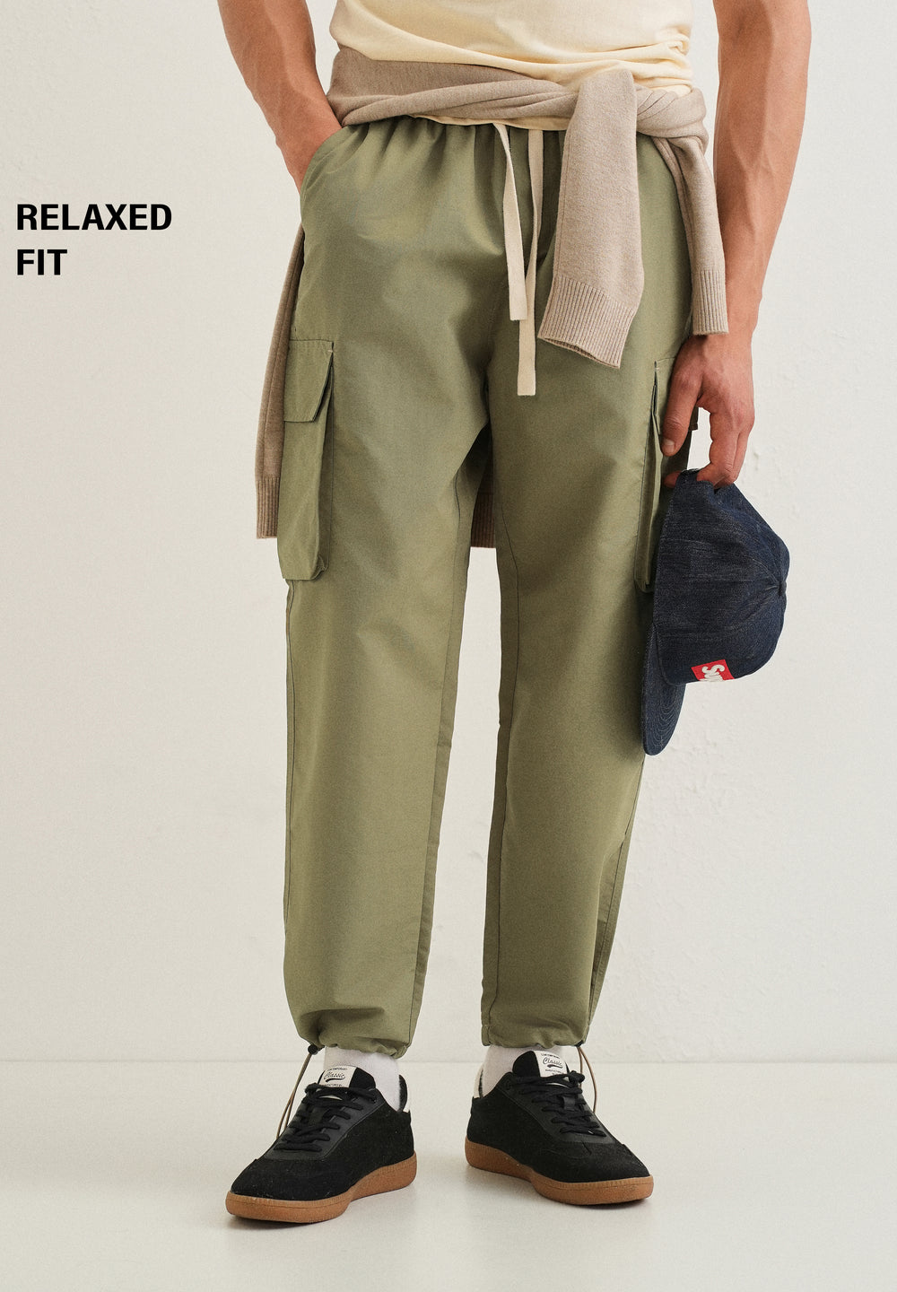 Olive Relaxed Fit Cargo Pant