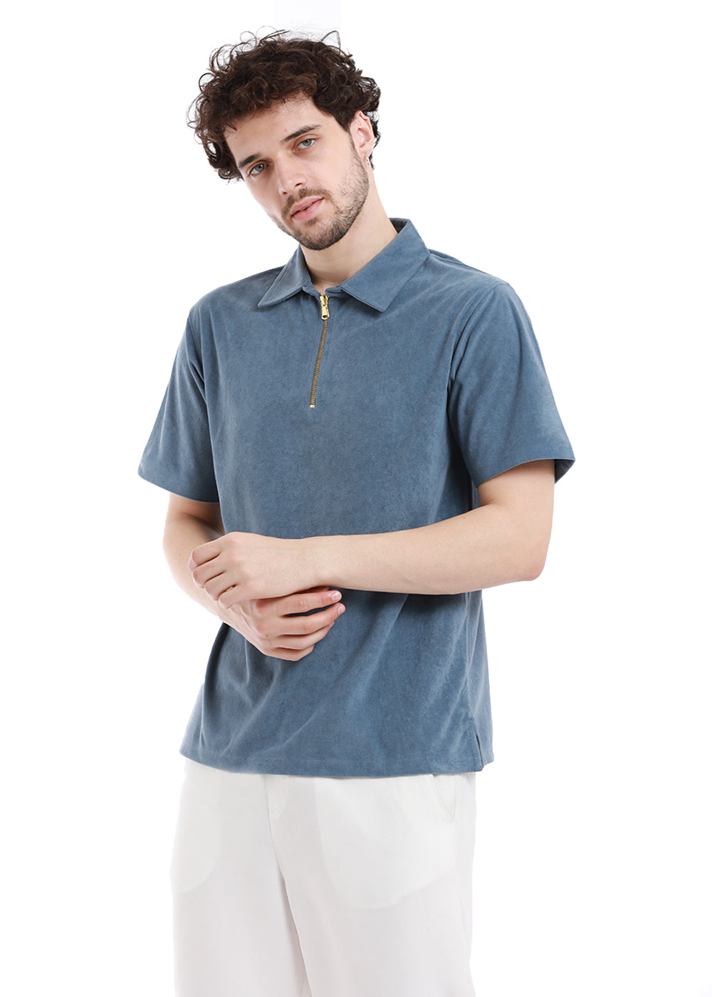 Dutch Blue Zip polo T-shirt